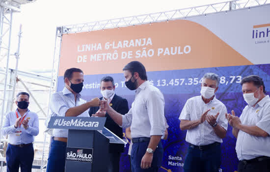 Doria dá início a obras da Linha 6-Laranja do Metrô