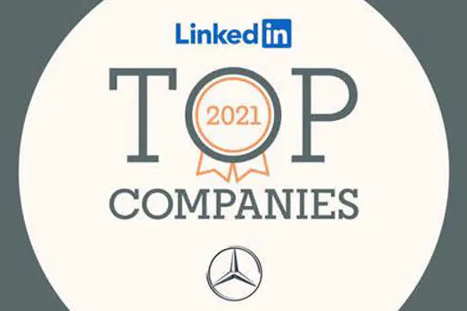 Mercedes-Benz é destaque no LinkedIn Top Companies 2021 do Brasil