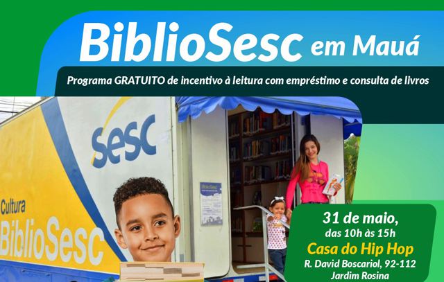 Biblioteca itinerante oferece empréstimo de livros e HQS em Mauá