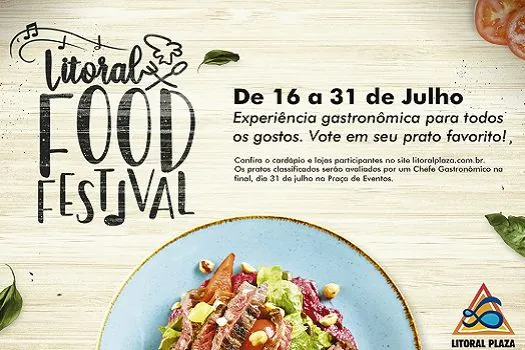 Litoral Food Festival traz à região boa gastronomia e música para todos os públicos