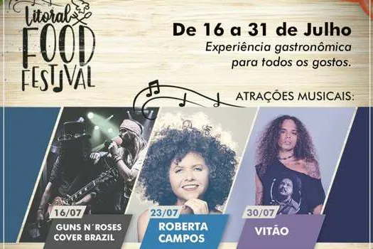 Guns N’Roses Cover Brazil é atração desse sábado no ‘Litoral Food Festival’