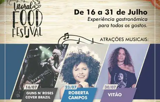 Guns N’Roses Cover Brazil é atração desse sábado no ‘Litoral Food Festival’