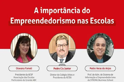 Empreendedorismo nas escolas é tema de live da ACISA