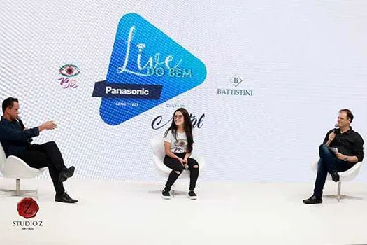 Panasonic arrecada mais de R$ 250 mil em ‘Live do Bem’, edição de Natal