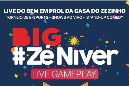 BIG #ZéNiver é a live beneficente da Casa do Zezinho