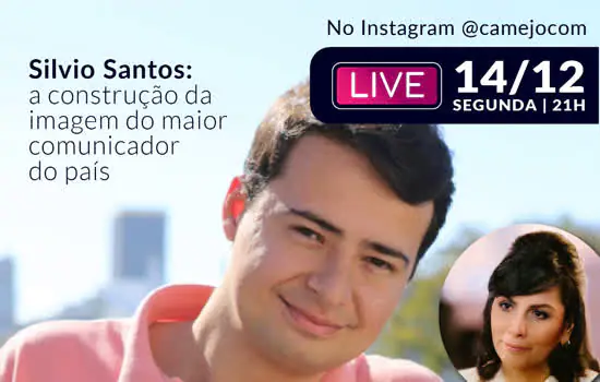 Silvio Santos é tema de live com o autor do livro “A trajetória do mito”