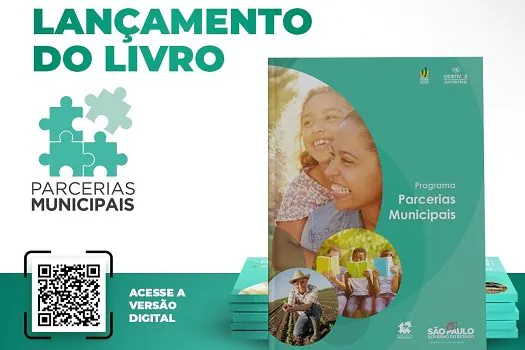 Livro celebra conquistas do Programa Parcerias Municipais