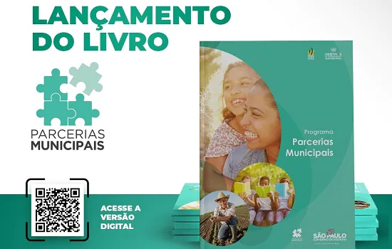 Livro celebra conquistas do Programa Parcerias Municipais