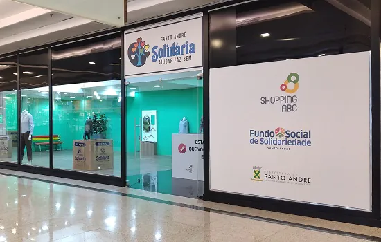 Loja Solidária do Shopping ABC recebe itens para doação no mês de aniversário da cidade