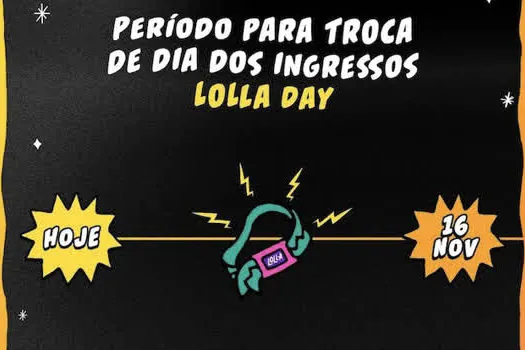 Lollapalooza Brasil inicia hoje a troca de ingressos para a próxima edição