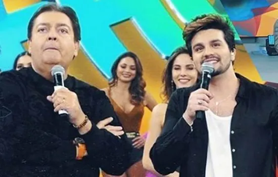 Luan Santana emociona Faustão ao pedir que ele fique na Globo