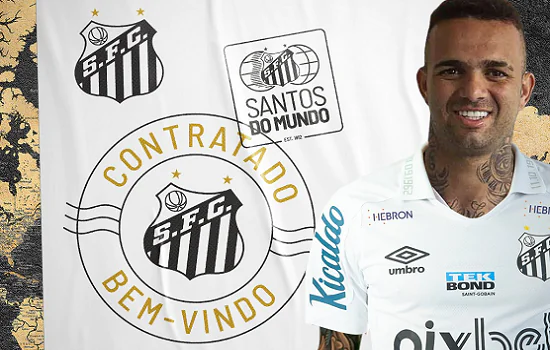 Santos anuncia oficialmente a contratação de Luan por empréstimo até o fim do ano