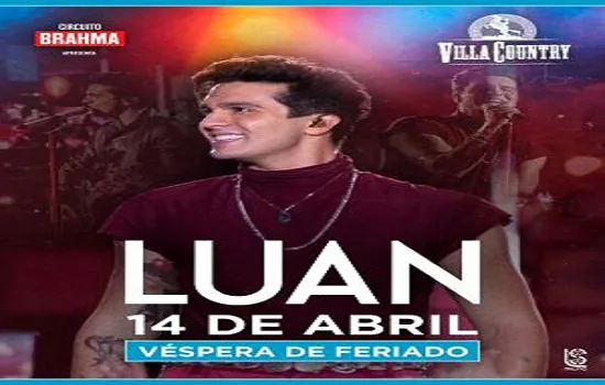 Luan Santana lança turnê “Luan City” no Villa Country