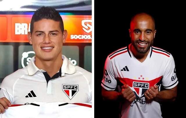 São Paulo vai apresentar Lucas e James Rodríguez para a torcida no domingo