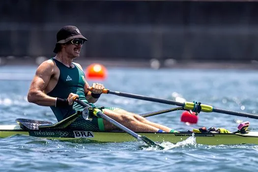 Lucas Verthein termina semifinal em 5º e fica fora da disputa por medalha no remo