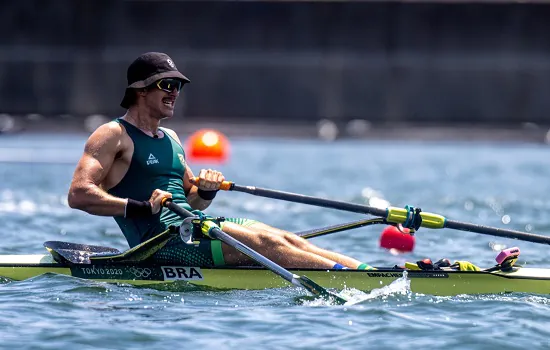 Lucas Verthein termina semifinal em 5º e fica fora da disputa por medalha no remo