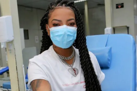 Doações de sangue superam capacidade em campanha de Ludmilla que dá ingressos a ‘Numanice’