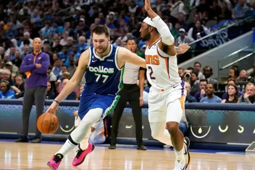 Luka Doncic comanda vitória tranquila do Dallas Mavericks sobre os Suns na NBA