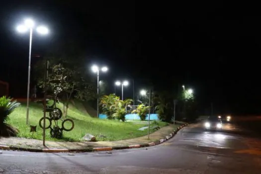 Ribeirão Pires atinge 20% de cobertura com iluminação LED