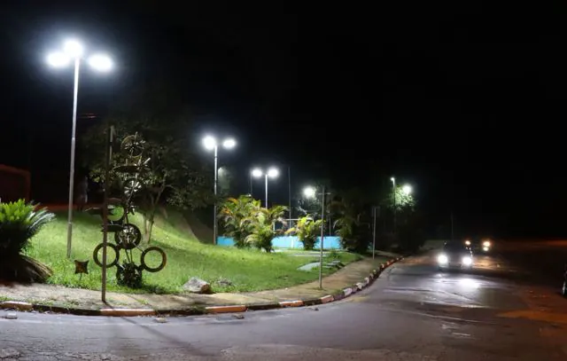 Ribeirão Pires atinge 20% de cobertura com iluminação LED