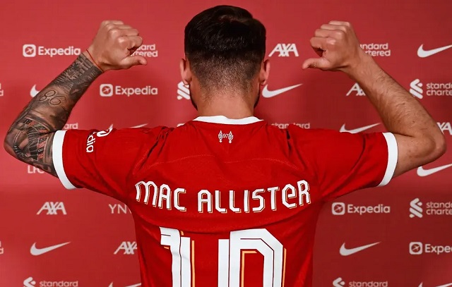 Campeão mundial Mac Allister é o novo camisa 10 de Klopp no Liverpool