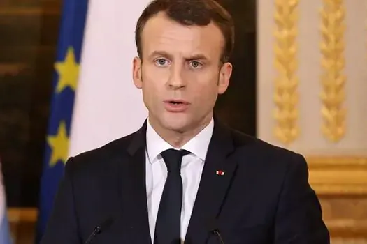 Macron reforça que UE não está em guerra contra Rússia, mas fala em novas sanções