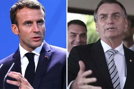 No Twitter, Bolsonaro volta a criticar Macron