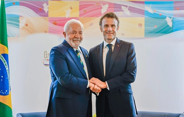 Macron confirma visita de Lula a Paris no fim de junho