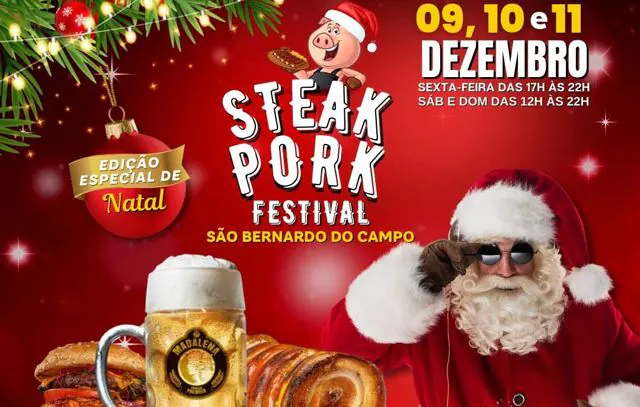 São Bernardo recebe edição especial do Steak Pork Festival