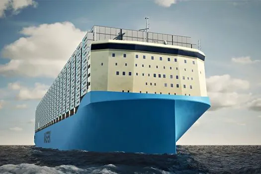 Maersk apresenta design do primeiro navio neutro em carbono do mundo