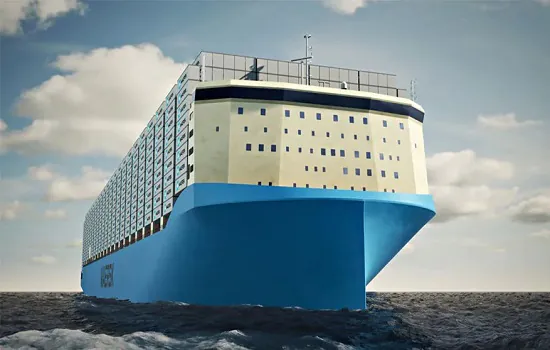 Maersk apresenta design do primeiro navio neutro em carbono do mundo