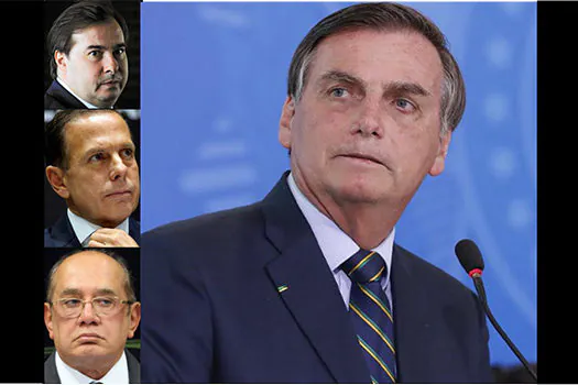 Maia, Doria e Gilmar e veem escalada de ‘autoritarismo’ no Planalto