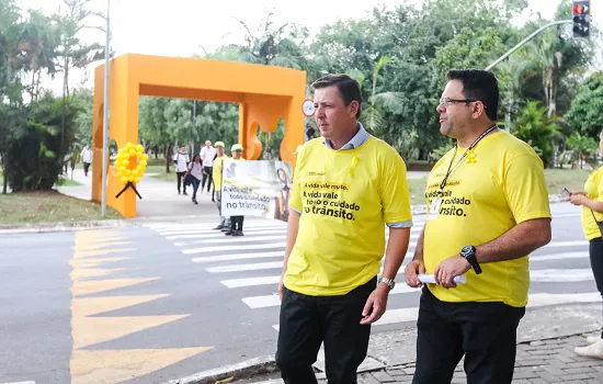 São Bernardo intensifica ações do Maio Amarelo visando reduzir acidentes de trânsito