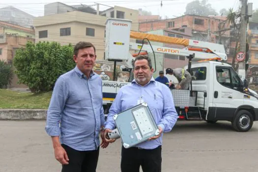 Programa Mais Luz supera 30 mil luminárias de LED instaladas em São Bernardo