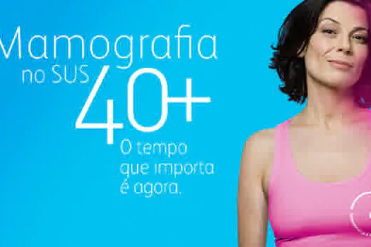 Campanha Mamografia no SUS a partir dos 40 anos chega a 900 mil mensagens enviadas