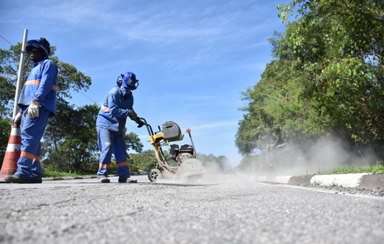 Ribeirão Pires faz manutenções em diversos bairros