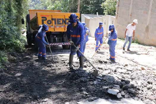 Ribeirão Pires realiza manutenção nos bairros