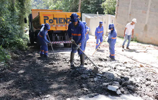 Ribeirão Pires realiza manutenção nos bairros