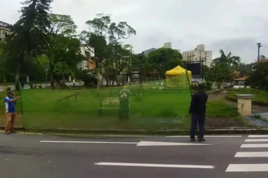 Espaços esportivos, culturais e de lazer recebem serviços de roçagem e limpeza