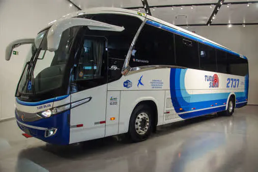 Marcopolo e Scania fornecem à Turis Silva primeiro ônibus movido a GNV