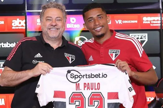 São Paulo apresenta Marcos Paulo como reforço para o ataque: ‘É um recomeço’