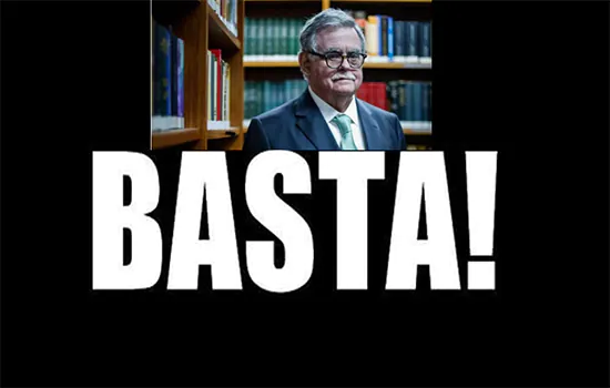 À frente do ‘Basta!’