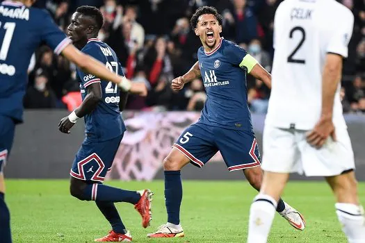 Marquinhos marca e ajuda o PSG a derrotar o Lille no Francês