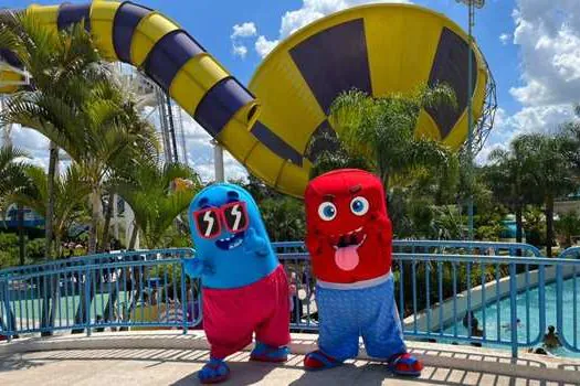 Novos mascotes do Wet’n Wild desafiam os visitantes