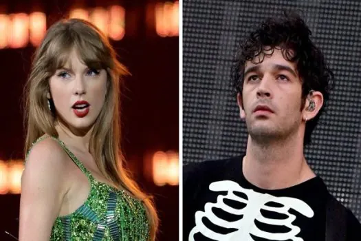 Matty Healy fala sobre término com Taylor Swift durante show