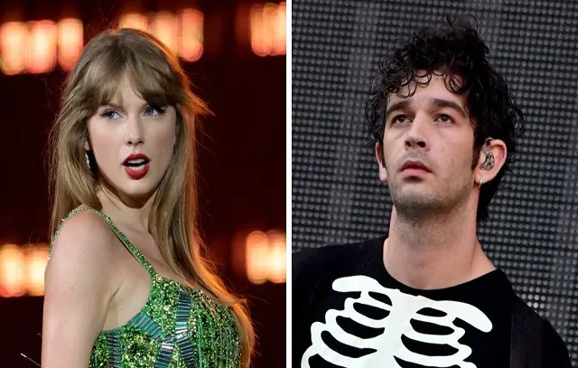 Matty Healy fala sobre término com Taylor Swift durante show