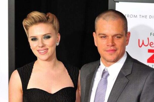 Matt Damon conta experiência ‘horrível’ de beijar Scarlett Johansson