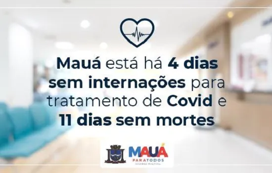 Mauá completa quatro dias sem pacientes internados por Covid