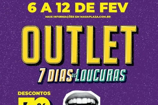 Mauá Plaza Shopping realiza 7 Dias de Loucura com descontos de até 70%