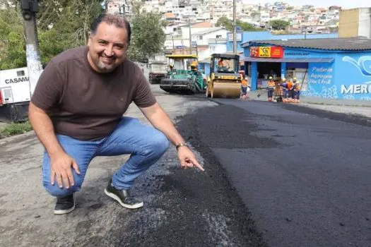 Mauá chega a 40 km de vias recapeadas